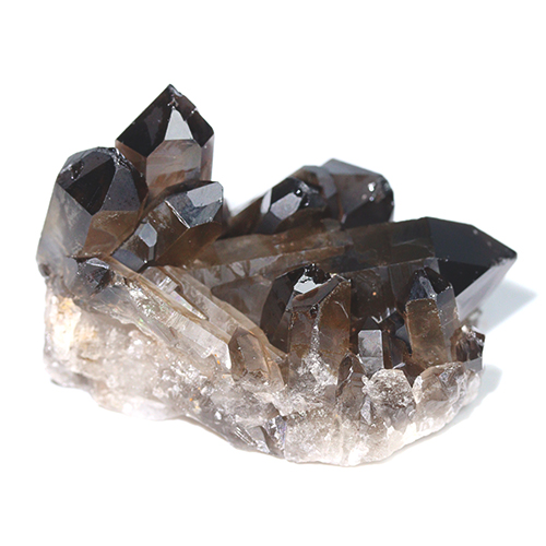 メール便不可 〔D491-10〕ブラジル ミナスジェライス コリント スモーキークォーツ クラスター smoky quartz
