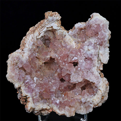 〔D86-218〕希少 ピンクアメジスト アルゼンチン産 ジオード クラスター 晶洞 原石