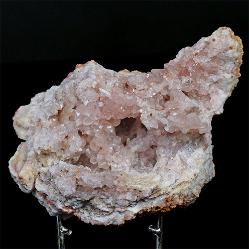 〔D86-223〕希少 ピンクアメジスト アルゼンチン産 ジオード クラスター 晶洞 原石