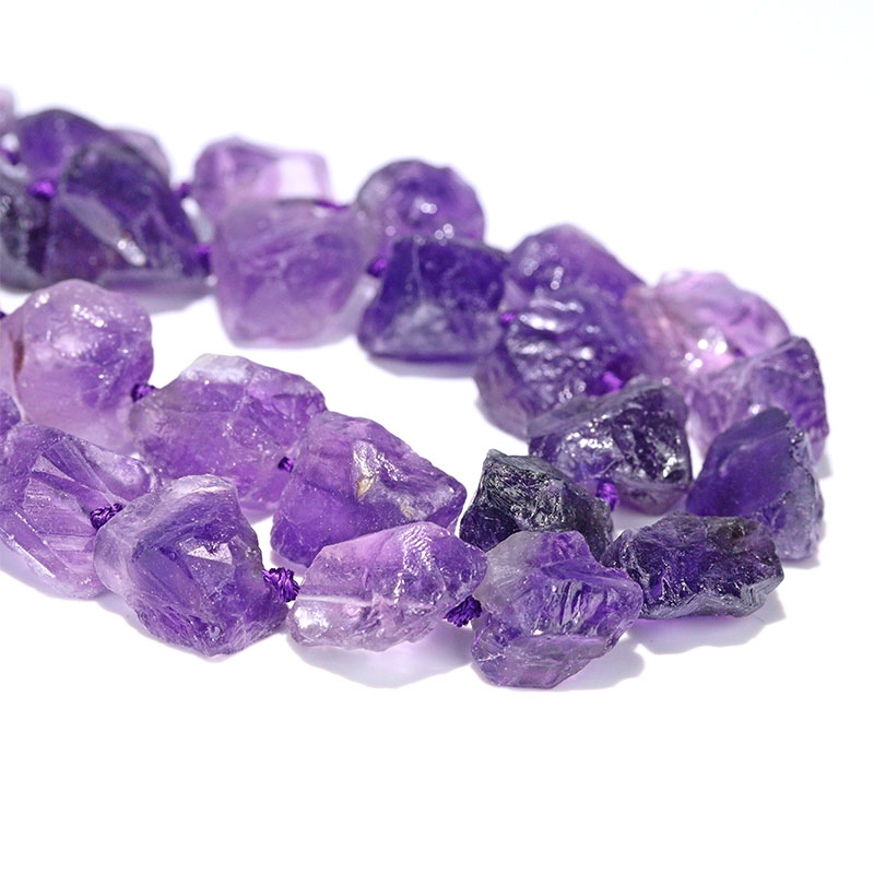 〔E1-103〕天然石 アメジスト amethyst 紫水晶 原石連材【FOREST 天然石 パワーストーン】