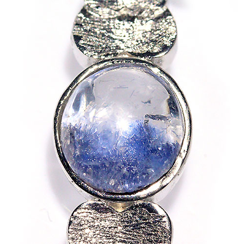 〔K1919〕SV925 デュモルチェライトインクォーツ Dumortierite ブレスレット