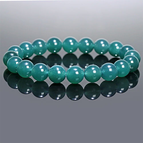 〔K1968-10m〕高品質 透明感 約10mm jadeite グァテマラ翡翠 硬玉 ブレスレット 天然ひすい ジェダイト