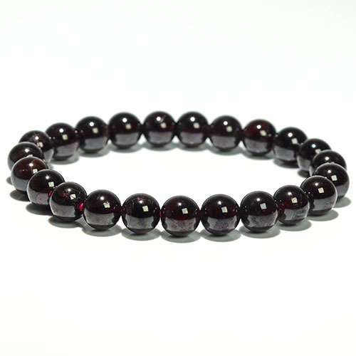 〔K1972〕約8mm スターガーネット Garnet ブレスレット 柘榴石