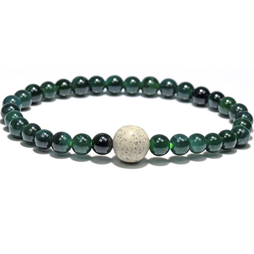 〔K2003-2〕お買い得 jadeite グァテマラ翡翠 北投石 硬玉 ブレスレット 天然ひすい ジェダイト