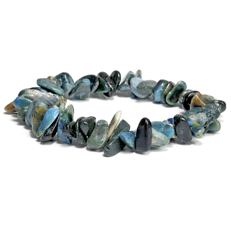 〔K2116-2〕激レア ロシア産ダイアナイト ブレスレット さざレ Dianite【カード付】