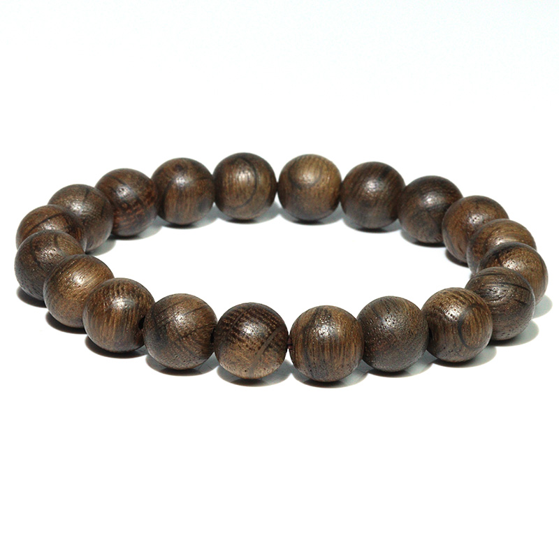 〔PW-J11-10m〕【日本銘木／神代】神代楢 10mm ブレスレット 神話の時代を今に伝える、木の記憶を纏う【ランダム発送】