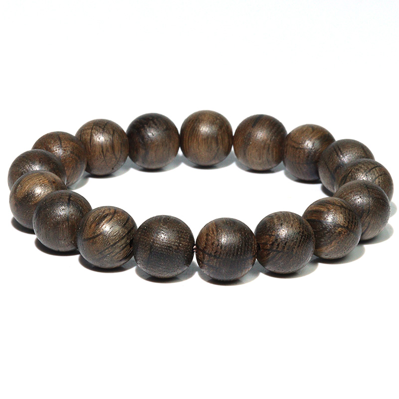 〔PW-J11-12m〕【日本銘木／神代】神代楢 12mm ブレスレット 神話の時代を今に伝える、木の記憶を纏う【ランダム発送】