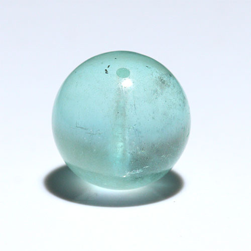 〔Z65-3〕希少 約14.8mm グリーンアクアマリン Green Aquamarine 粒売り グリーンベリル