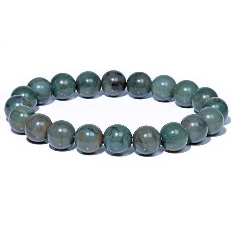 〔nm12-10m〕【日本銘石／島根県産】出雲碧玉 10mm 貴重 希少 IZUMO Jasper「国生み・縁結び・再生」神話の記憶を宿す石