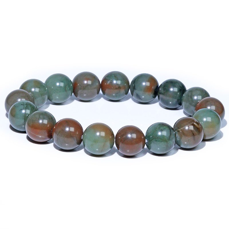 〔nm12-12m-r〕【日本銘石／島根県産】出雲碧玉 12mm 貴重 希少 IZUMO Jasper「国生み・縁結び・再生」神話の記憶を宿す石