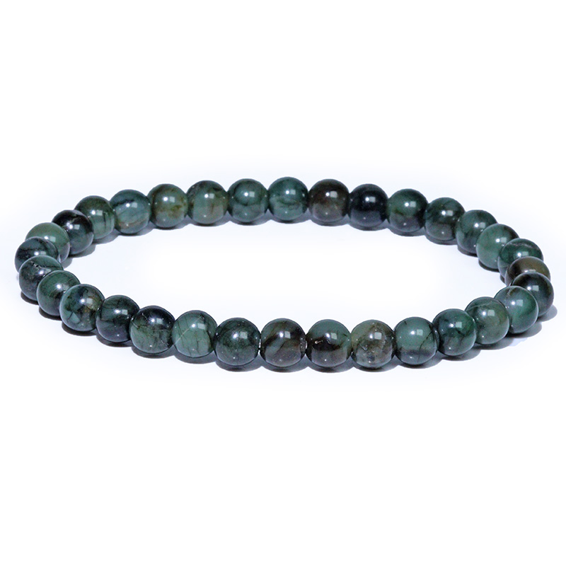 〔nm12-6m〕【日本銘石／島根県産】出雲碧玉 6mm 貴重 希少 IZUMO Jasper 「国生み・縁結び・再生」神話の記憶を宿す石