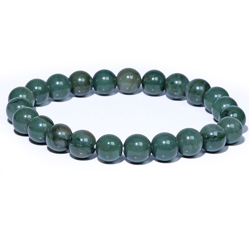 〔nm12-8m〕【日本銘石／島根県産】出雲碧玉 8mm 貴重 希少 IZUMO Jasper 「国生み・縁結び・再生」神話の記憶を宿す石